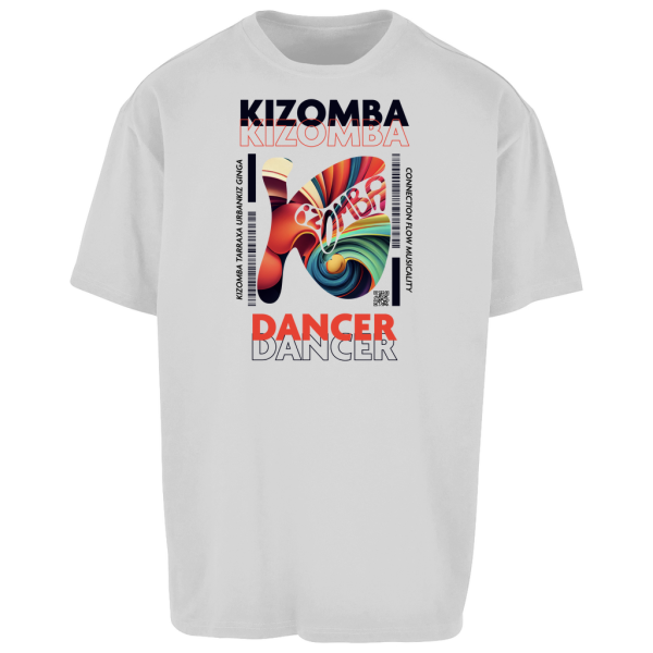Latin Flow Kizomba Dancer Oversized Tee Rundhals Herren