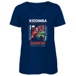 Latin Flow Kizomba Dancer Tee V-Neck Damen