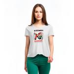 Latin Flow Kizomba Dancer Tee V-Neck Damen