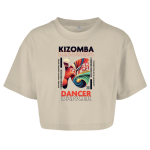 Latin Flow Kizomba Dancer Oversize Crop Top Damen