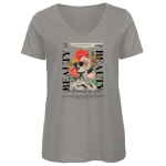 Urban Style Beauty Tee V-Neck Damen